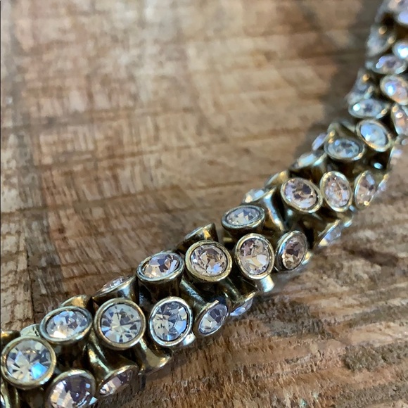 NWOT Ann Taylor Rhinestone & Ribbon Rope Necklace - Picture 8 of 8